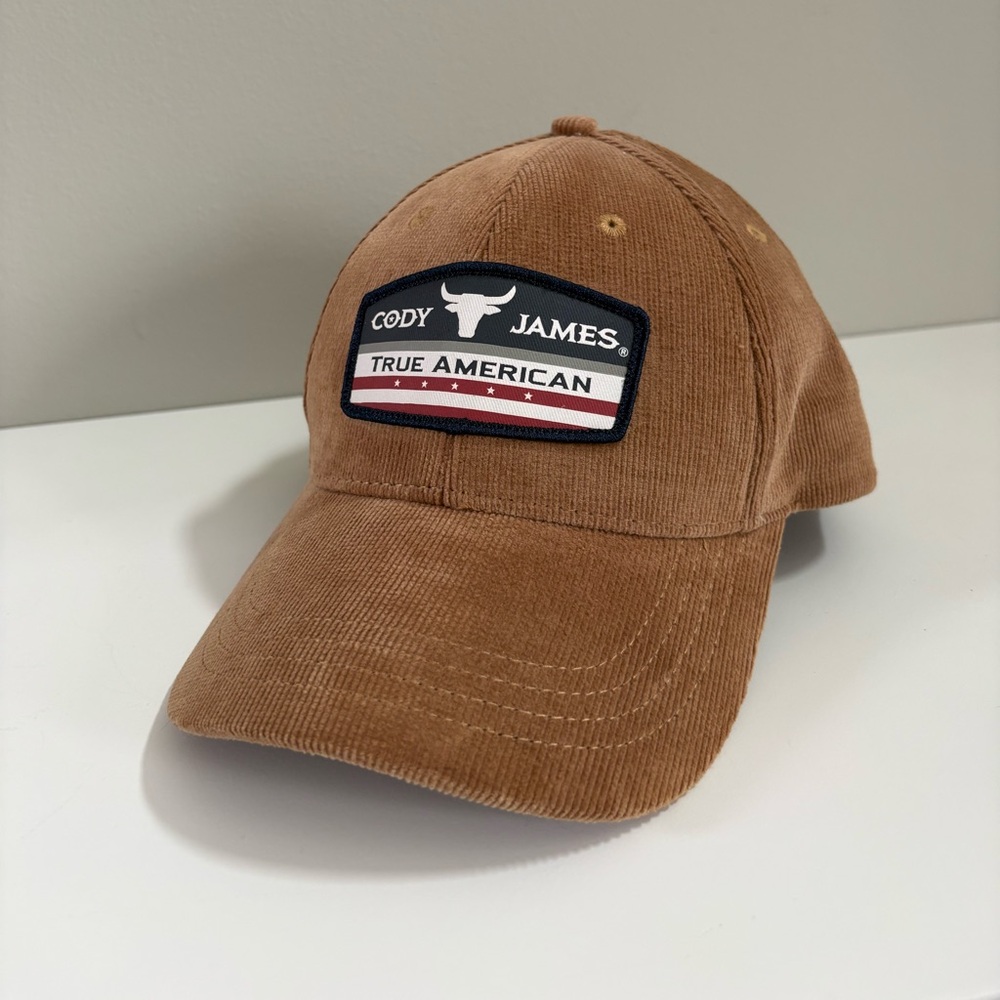 Cody James Corduroy True American Logo Patch Ball Cap